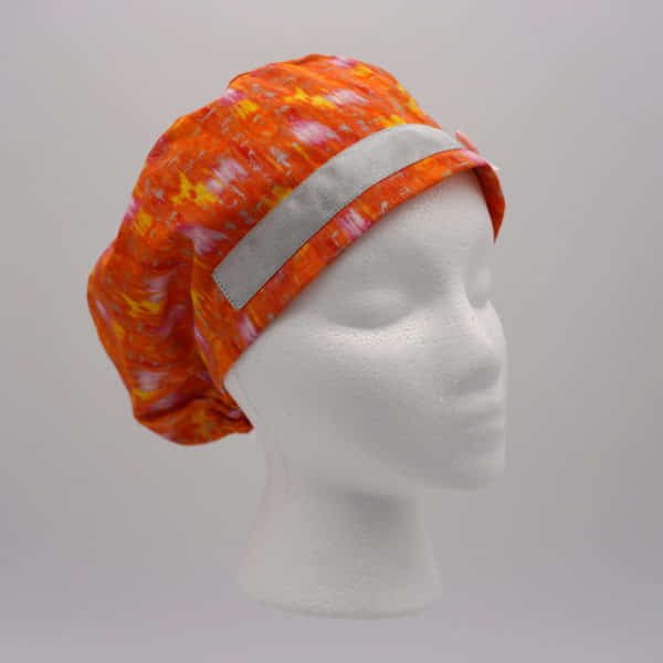 Orange Paint Scrub Cap - Right