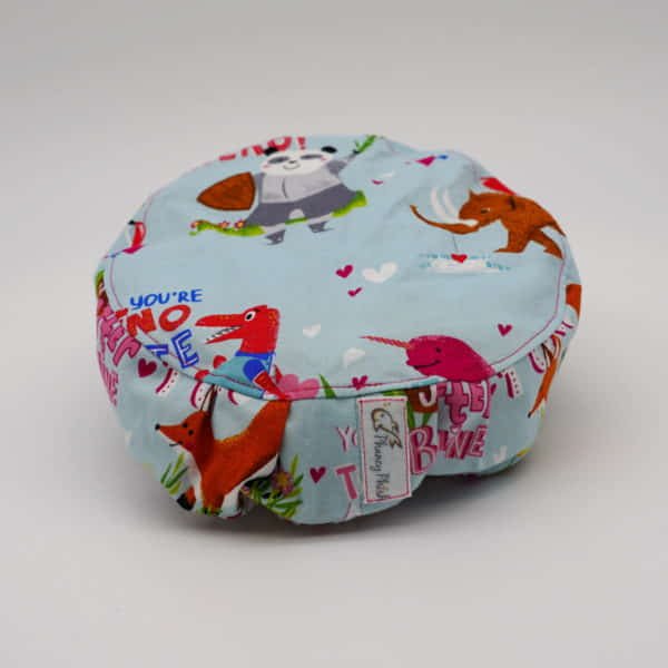 Valentines Hero Animal - Two-Tone Scrub Cap (Pattern B) - Top