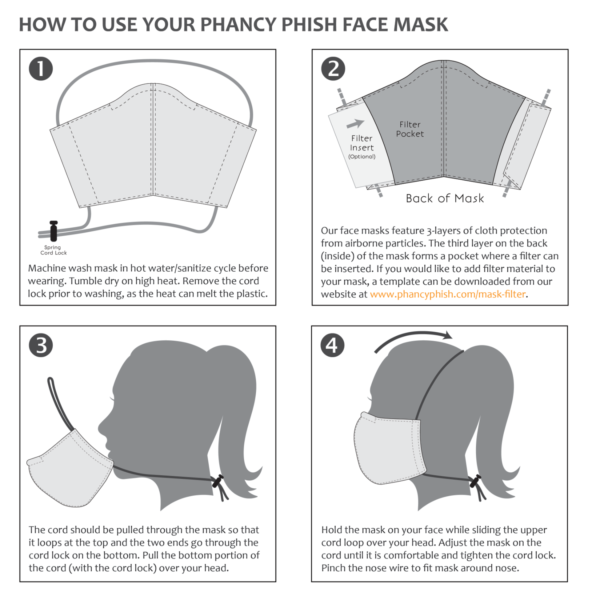 Phancy Phish Face Mask User Guide