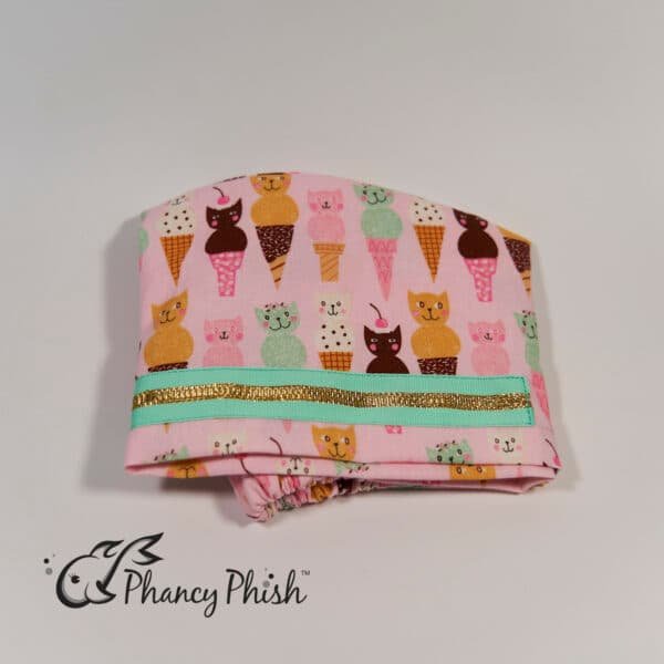 Ice Cream Kitty Scrub Cap