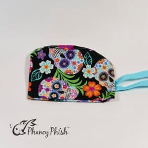 Men's Flower Skull Scrub Cap