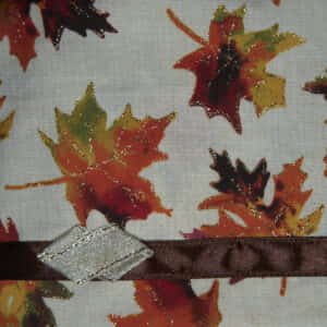 Autumn Leaves Scrub Cap