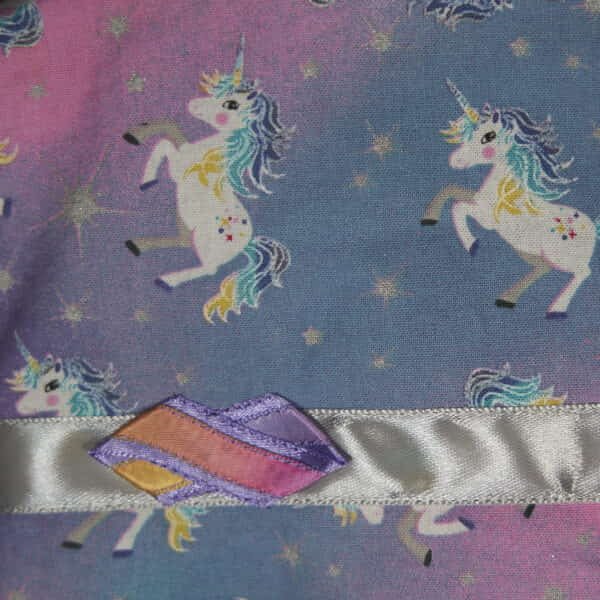 Pink and Blue Unicorn Scrub Cap